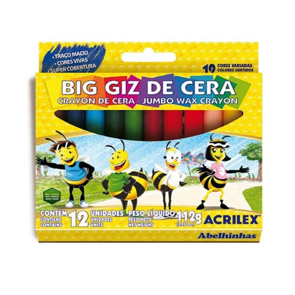 Crayola Acrilex Gruesa 12 Colores