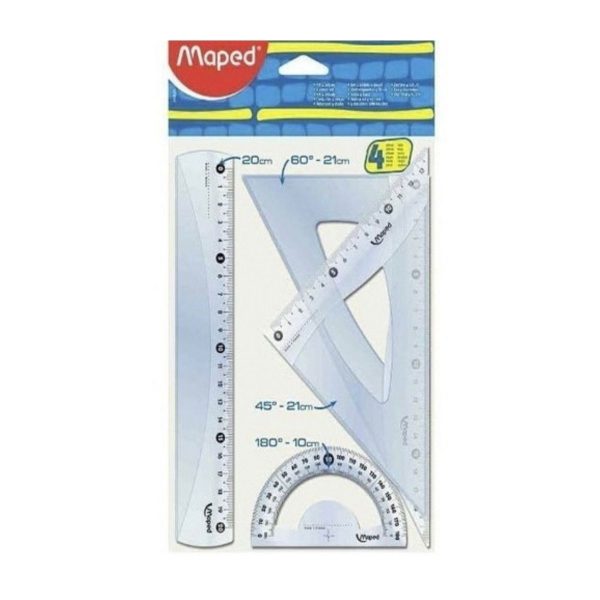 Juego de Geometría Maped 20 cm