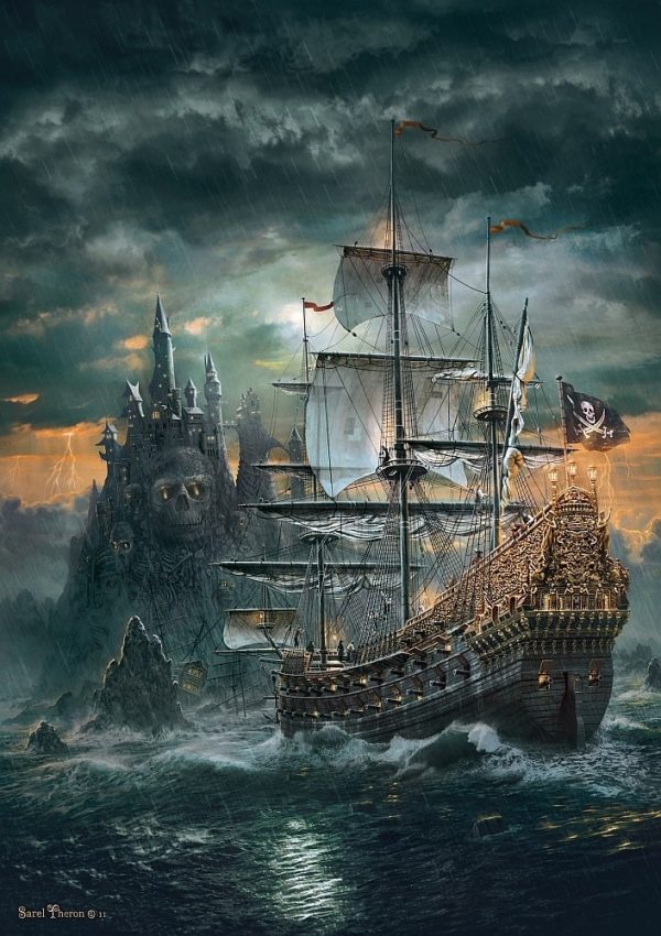 Puzzle 1500 Piezas Barco Pirata