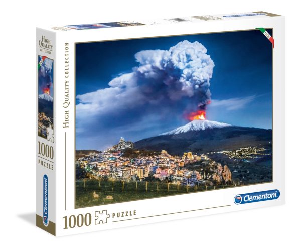 Puzzle 1000 Piezas Volcán Etna High Quality Clementoni