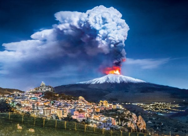 Puzzle 1000 Piezas Volcán Etna High Quality Clementoni - Imagen 2